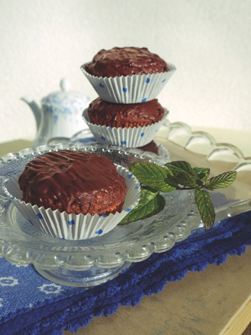 Schoko-Muffins ohne Mehl und Zucker